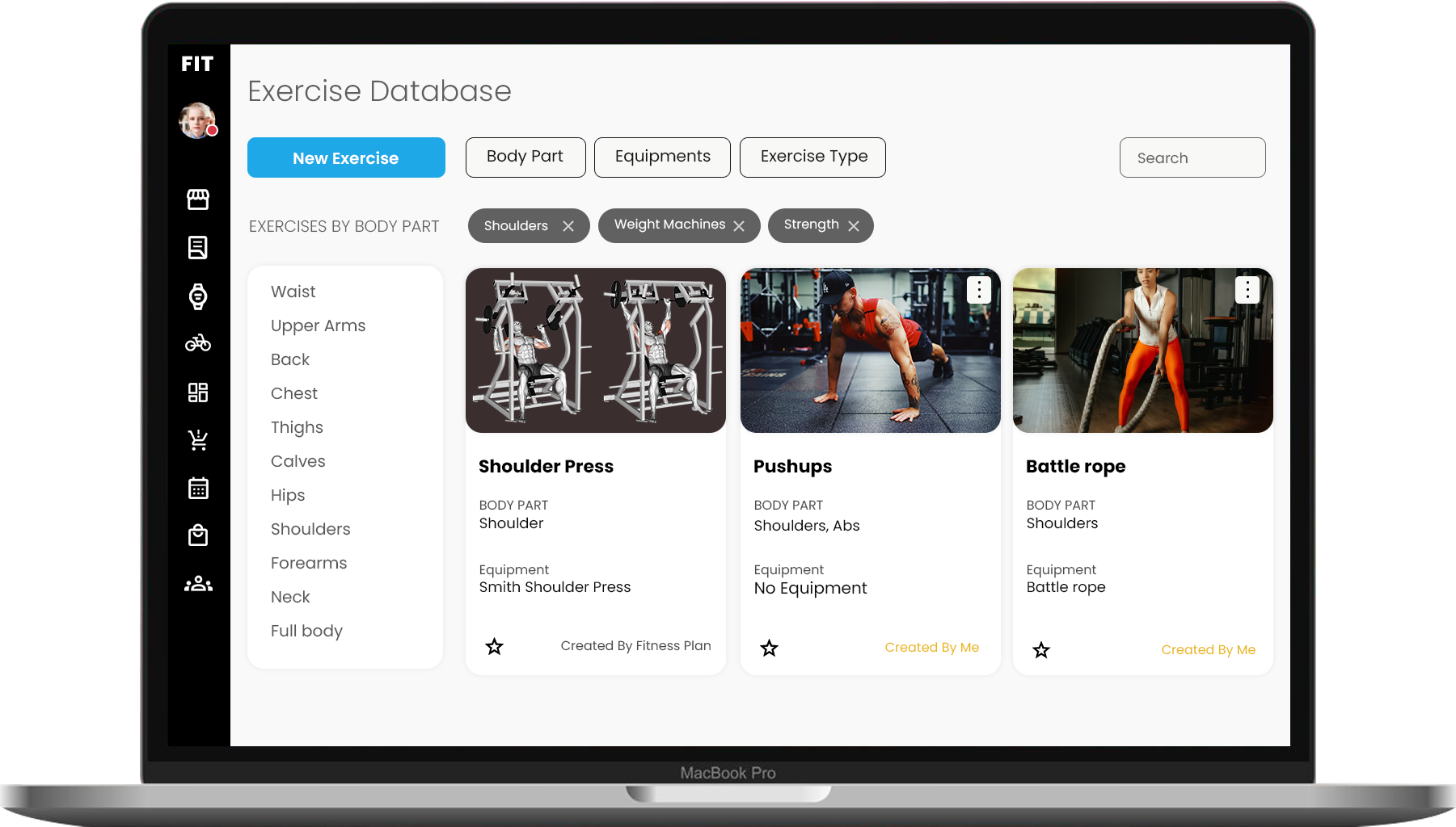 https://fitnessplanapp.com/Versatile Workout Library: Unleash Your Creativity and Build Custom Fitness Plans